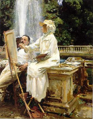 John Singer Sargent Jane Emmet und Wilfred de Glehn oil painting image